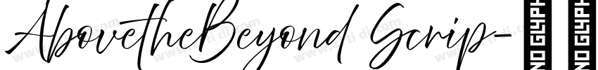 AbovetheBeyond Scrip字体转换
